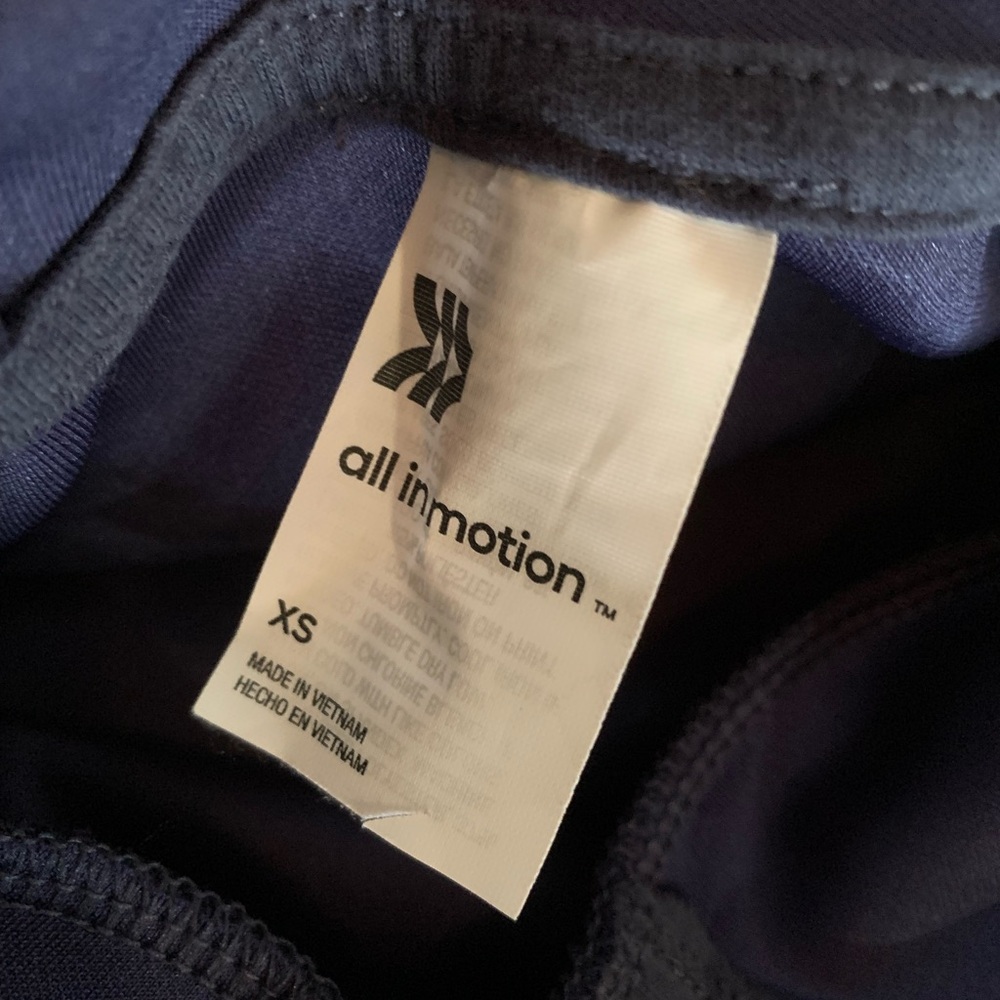 All in Motion Dark Blue Athletic Top